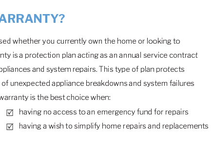 home warranty surprise